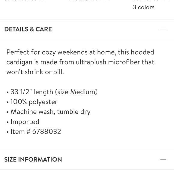 Barefoot Dreams long hooded cardigan - Picture 3 of 5